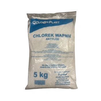 Chlorek Wapnia 5 kg Worek Antylód na Zimę GoldenPlast