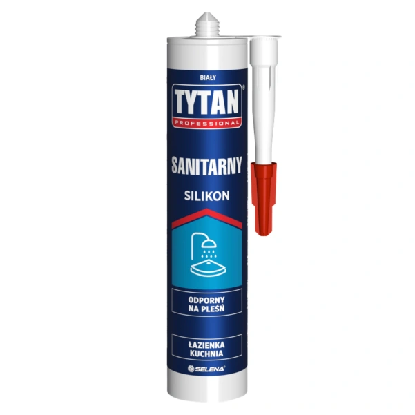 Tytan Professional Silikon Sanitarny Biały 280 ml