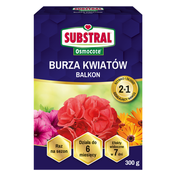 SUBSTRAL Nawóz Osmocote BURZA KWIATÓW 2w1