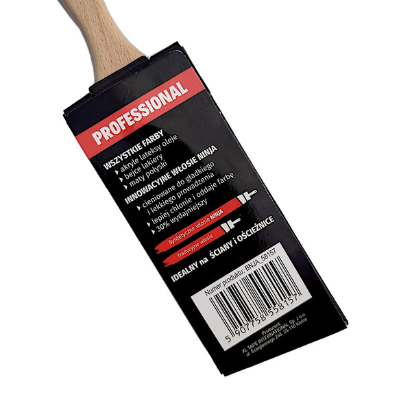 Profesjonalny Precyzyjny Pędzel Malarski Ninja 330 50mm ANGULAR
