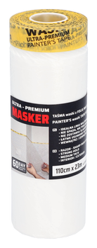 Masker – Taśma Washi z Folią Malarską 110cm x 23m