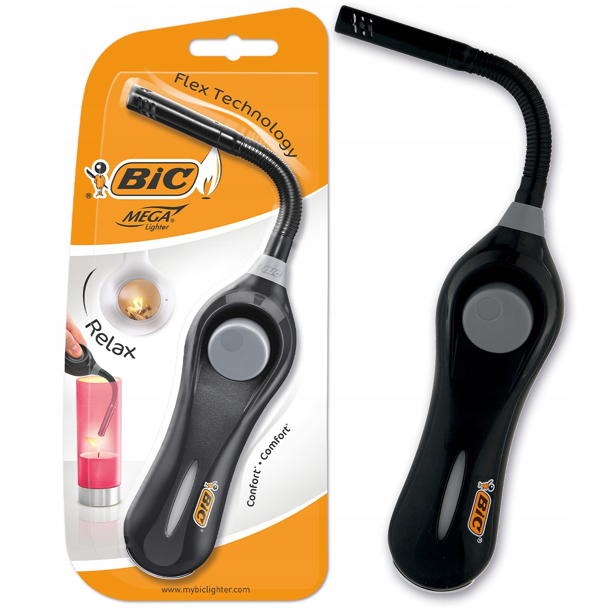 BIC Zapalarka Uniwersalna U140 Megalighter FLEX - Komfort i