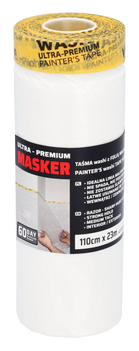 Masker – Taśma Washi z Folią Malarską 110cm x 23m