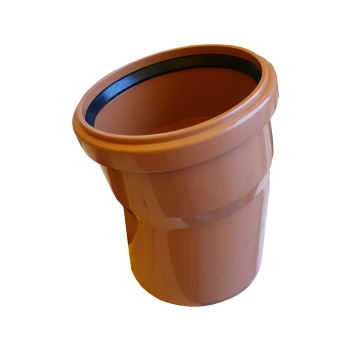 Kolano kanalizacji zewnętrznej 110 15 °