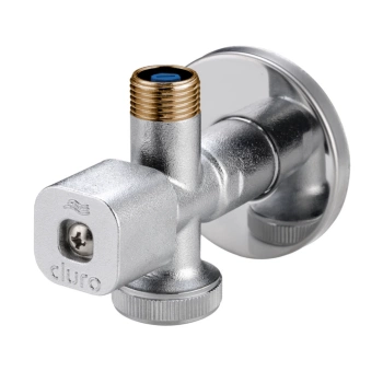 Zawór Kątowy Antykamienny Pionowy 1/2"x3/4"x3/8" Duro Solid