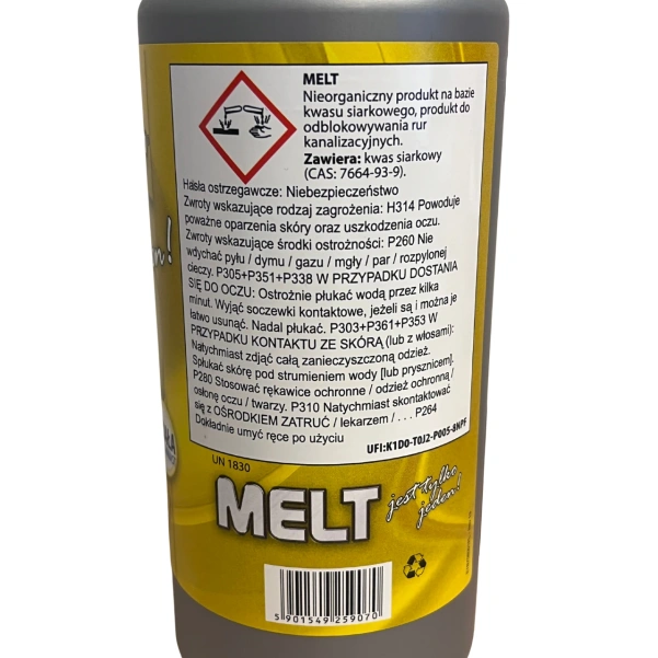 MELT Środek Udrażniający do Rur Kanalizacyjnych 750 ml