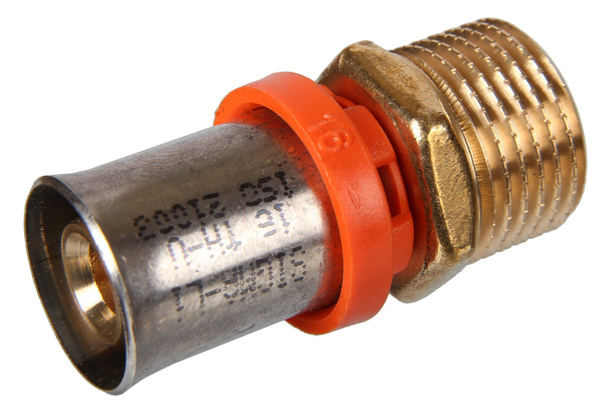 Złączka prosta GZ fi 25x3/4" zaprasowywana PEX