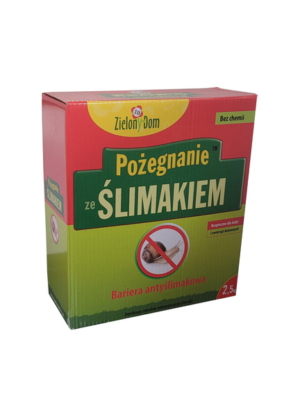 Pożegnanie ze ślimakiem 2,5kg ZIELONY DOM