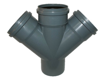 Czwórnik kanalizacji wewnętrznej 110/110/110/45