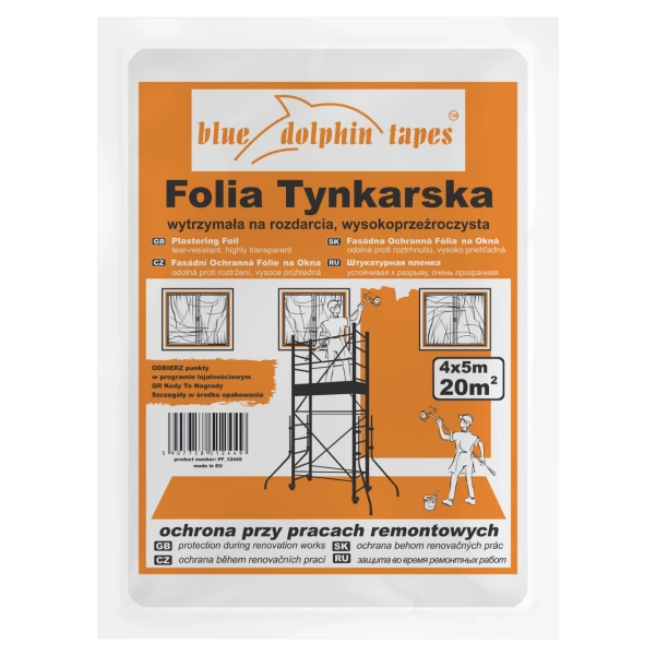 Folia tynkarska 20 m2