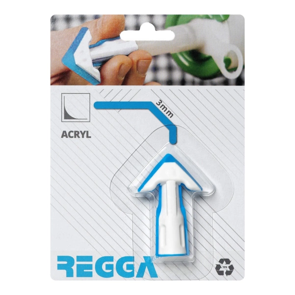 Końcówka Wklęsła do Akrylu 3 mm Regga