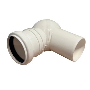 Kolano Nastawne 50/0-90 Białe Leo Minor