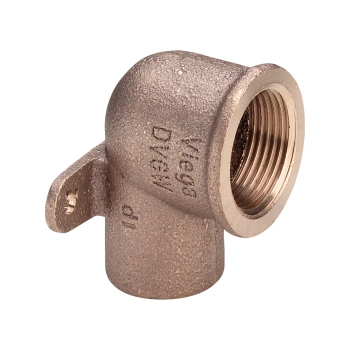 Kolano Łapa ze Złączką Naścienną 18 mm x 1/2"