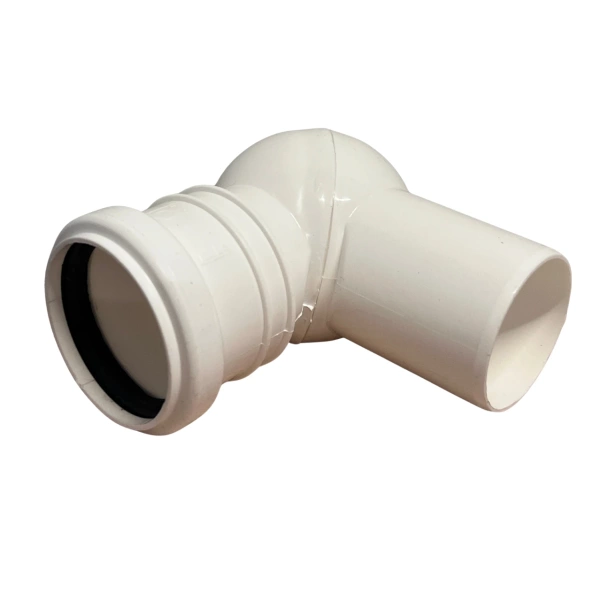 Kolano Nastawne 50/0-90 Białe Leo Minor