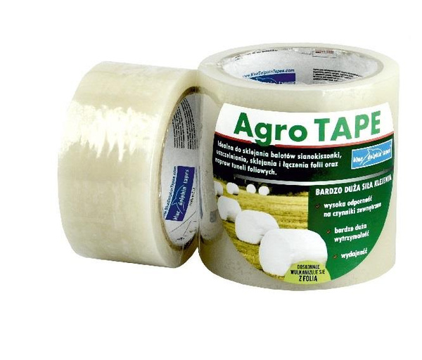 Taśma do folii Agro TAPE BLUE DOLPHIN 100mm X 20m