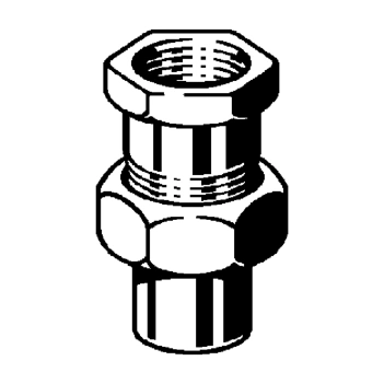 Śrubunek Mosiężny Prosty 28 mm x 1" GW Viega