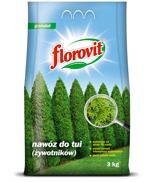 Florovit Nawóz do Tui ( żywotników ) 3kg