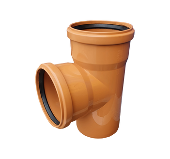 Trójnik kanalizacji zewnętrznej 110 x110/87,5 °