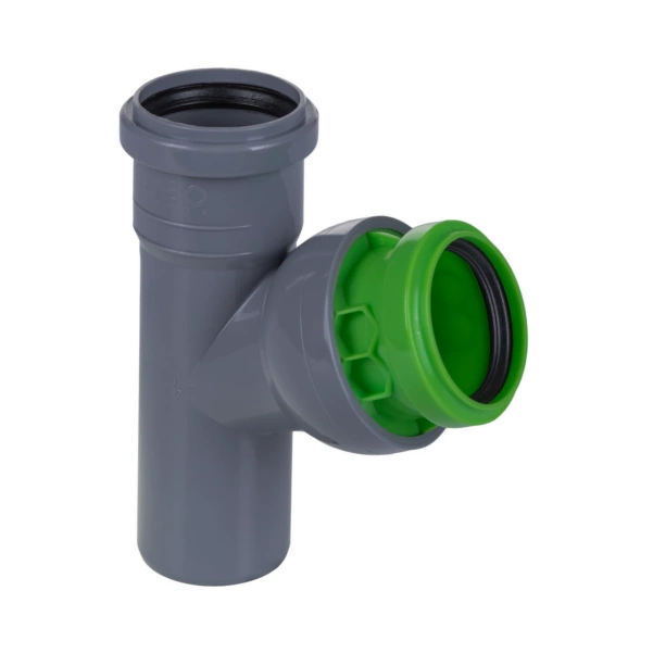 Trójnik Nastawny Kanalizacji Wewnętrznej 50/45-88 Szaro-Zielony