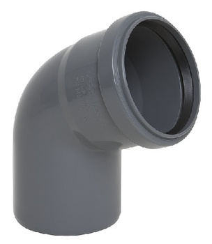 Kolano kanalizacji wewnętrznej PP 75 / 67,5°