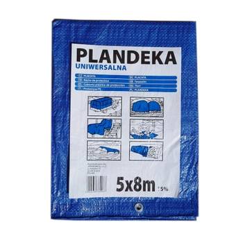 Plandeka uniwersalna 5x8m