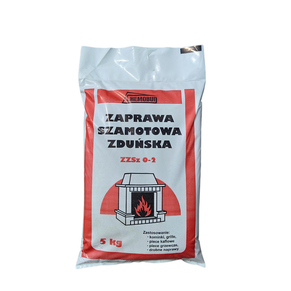 Zaprawa szamotowa w worku 5 kg