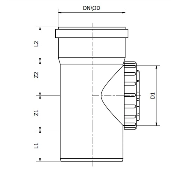 Czyszczak / Rewizja do kanalizacji zewnętrznej 160 mm