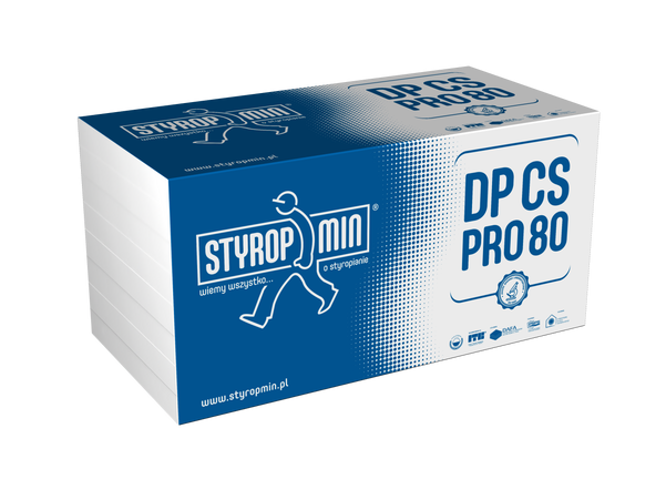 Styropian Dach/Podłoga DP CS PRO80 λ0,037 CS(10)≥80 30mm