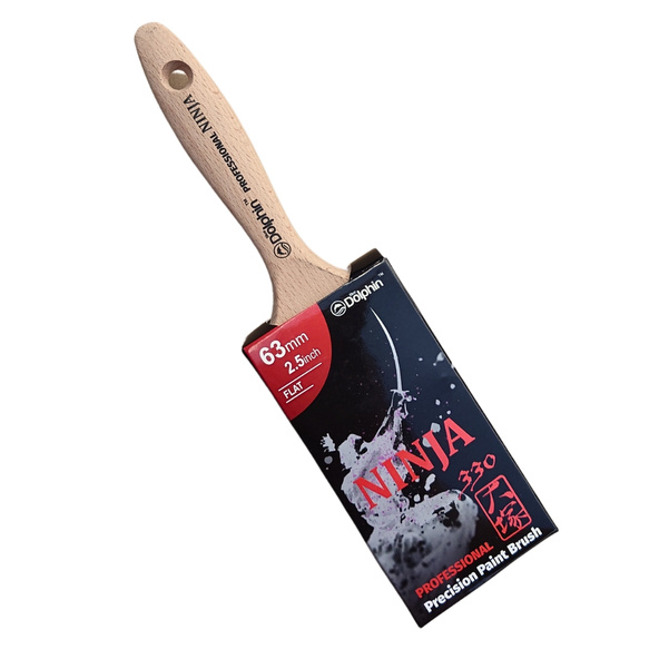 Profesjonalny Precyzyjny Pędzel Malarski Ninja 330 63mm FLAT