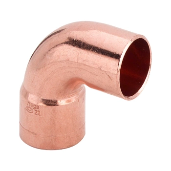 Kolano Nyplowe Miedziane 18 mm x 90° 1-K Viega