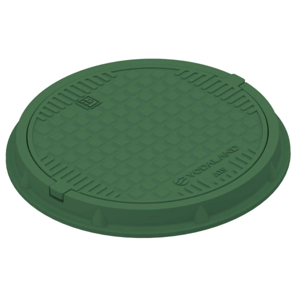 Właz pp ogrodowy DN600 polimero-piaskowy zielony A15
