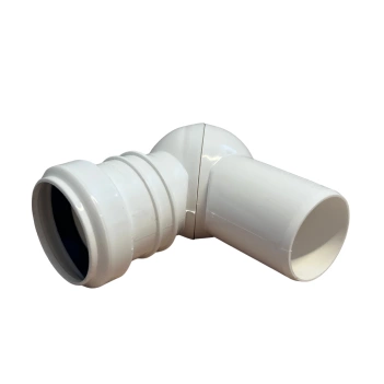 Kolano Nastawne 40/0-90 Białe Leo Minor