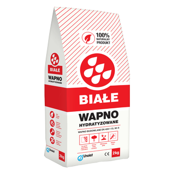 Wapno budowlane hydratyzowane białe 2 kg