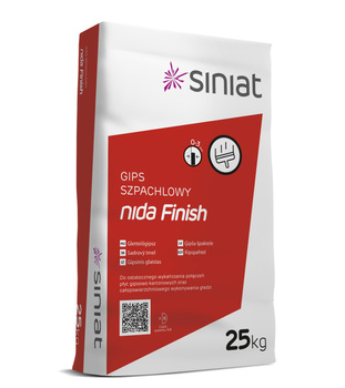 Gips szpachlowy NIDA FINISH 25kg