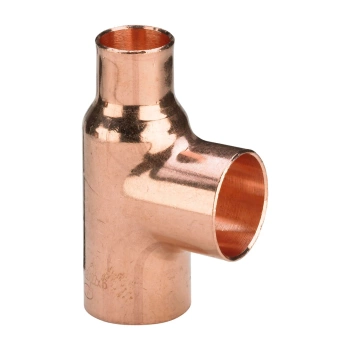 Trójnik Redukcyjny Miedziany fi 18x15x18 mm Viega
