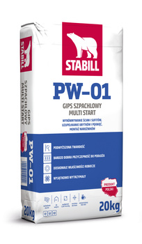 Gips szpachlowy MULTI START PW-01 20kg