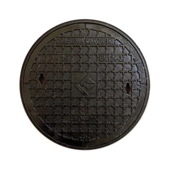 Właz Okrągły Typu Lekkiego OP 400 Żeliwny