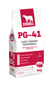 Gładź tynkowa śnieżnobiała STABILL PG-41 4kg