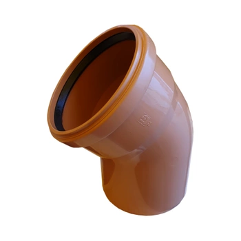 Kolano kanalizacji zewnętrznej 110 45 ° 