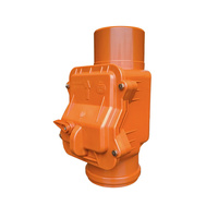 Zasuwa burzowa 110mm pcv