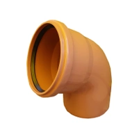 Kolano kanalizacji zewnętrznej 160 mm/67,5 °