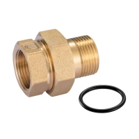 Śrubunek Mosiężny Prosty GW/GZ z O-ringiem 1/2" Calido