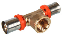 Trójnik GW fi 16x1/2" zaprasowywany PEX
